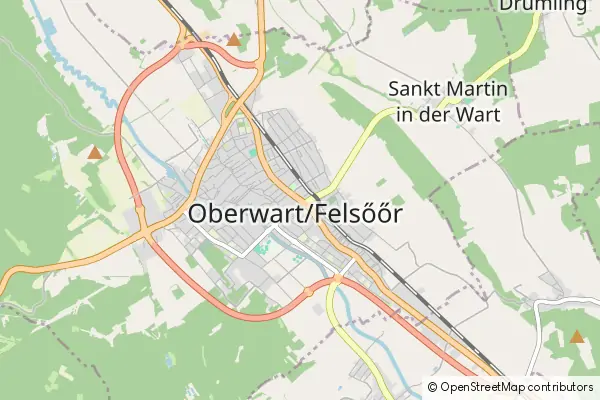 Mapa Oberwart