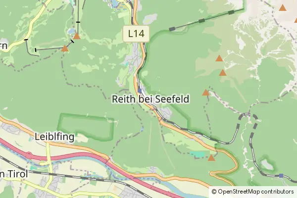 Mapa Reith bei Seefeld