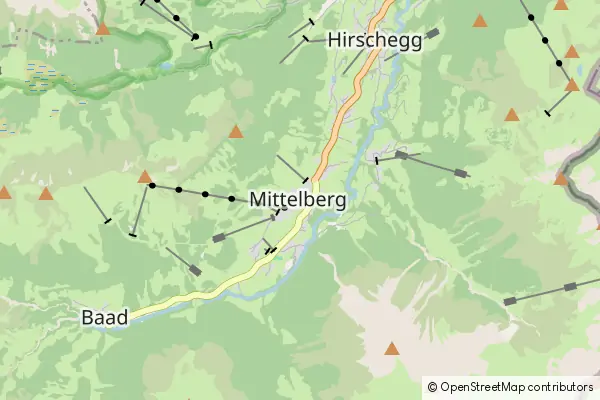 Mapa Mittelberg