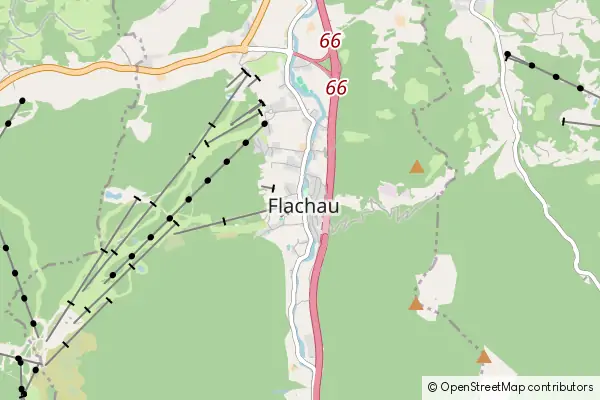 Mapa Flachau