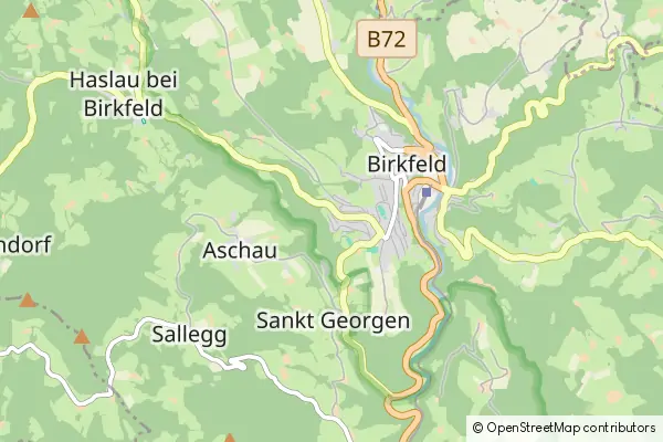 Mapa Birkfeld