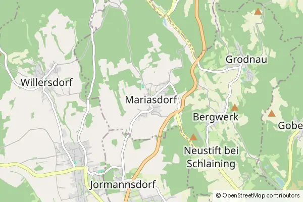 Mapa Mariasdorf