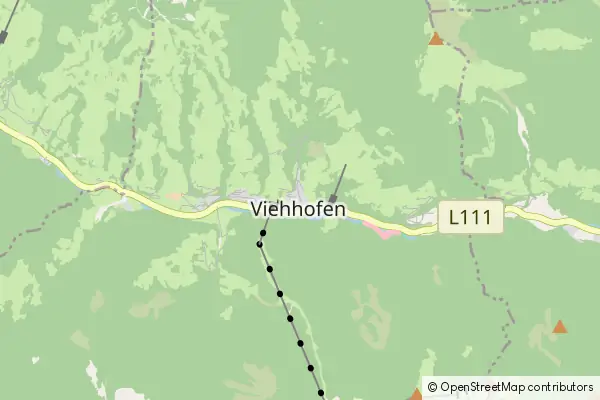 Mapa Viehhofen