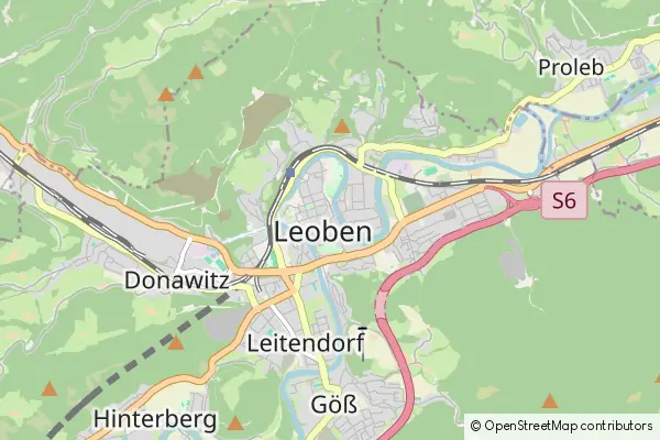 Mapa Leoben