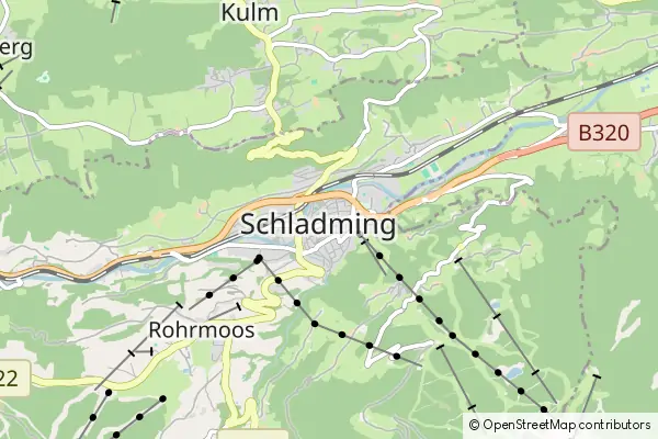 Mapa Schladming