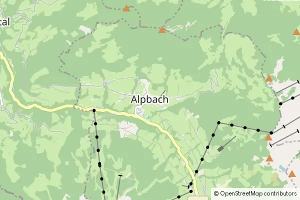 Mapa Alpbach