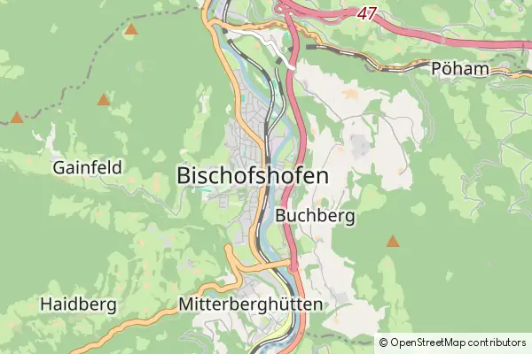 Mapa Bischofshofen