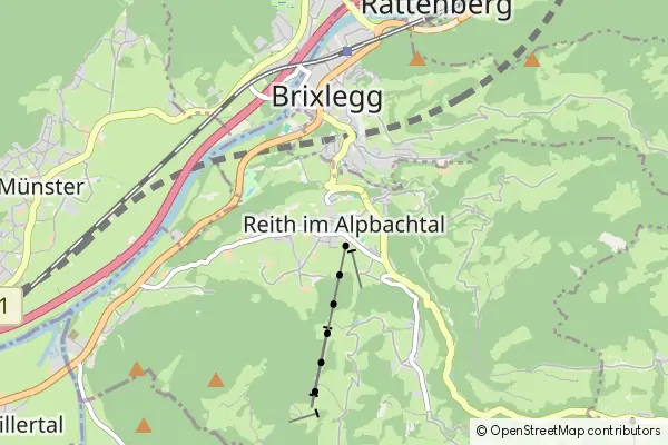 Mapa Reith im Alpbachtal