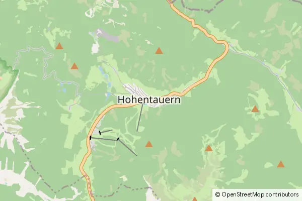 Mapa Hohentauern