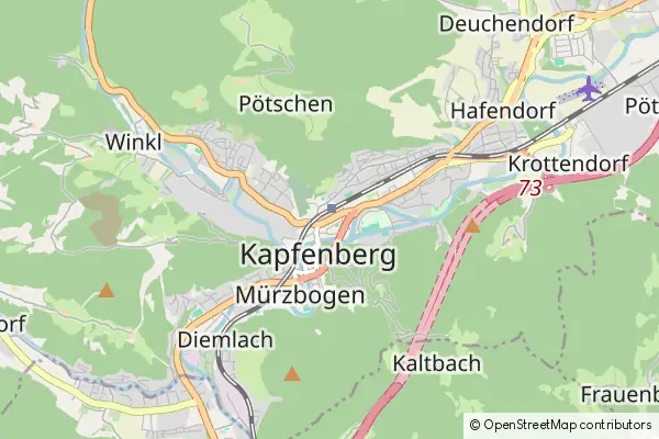 Mapa Kapfenberg