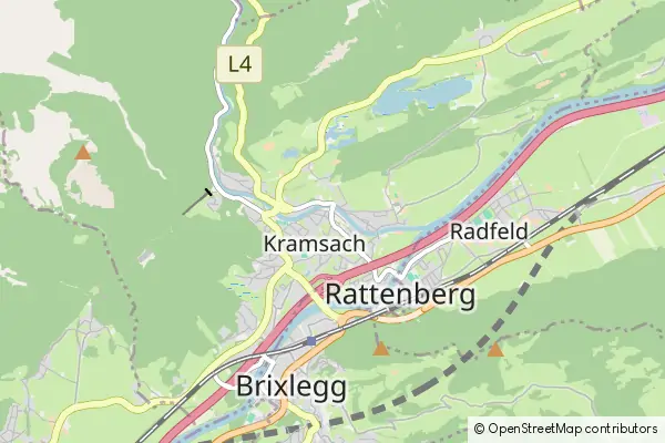 Mapa Kramsach