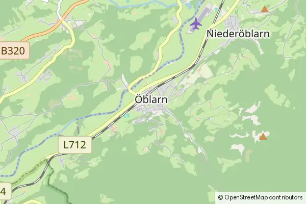 Mapa Oeblarn