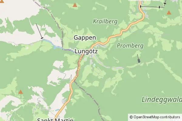 Mapa Annaberg-Lungotz