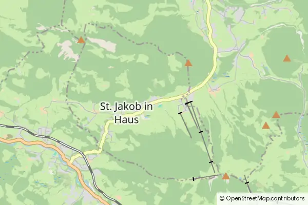 Mapa St. Jakob in Haus