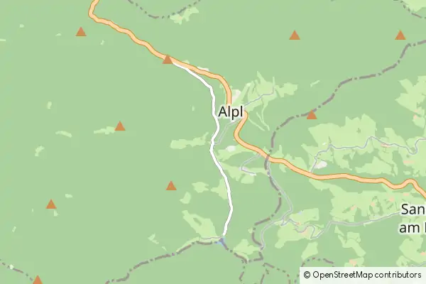 Mapa Alpl