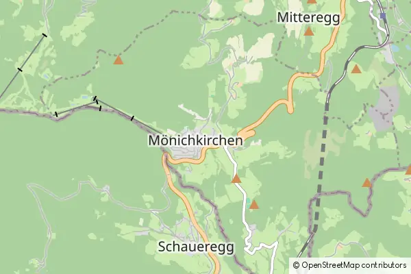 Mapa Moenichkirchen