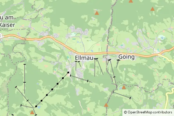 Mapa Ellmau