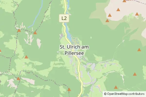 Mapa St. Ulrich am Pillersee