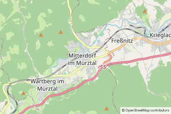 Mapa Sankt Barbara im Murztal