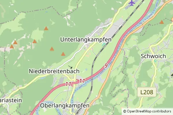 Mapa Langkampfen