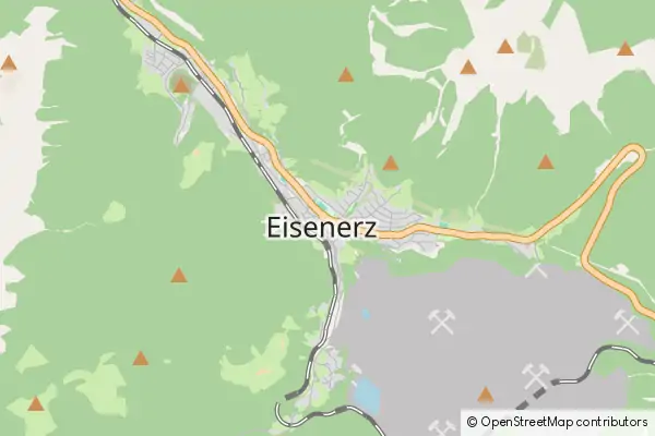 Mapa Eisenerz