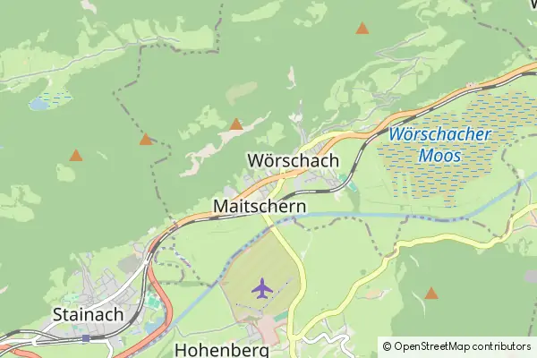 Mapa Worschach