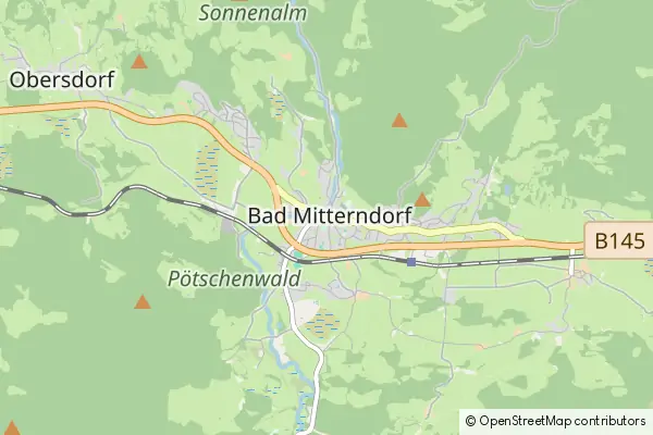 Mapa Bad Mitterndorf