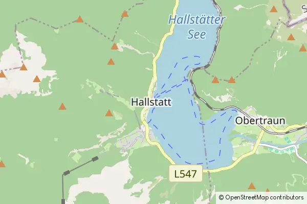 Mapa Hallstatt