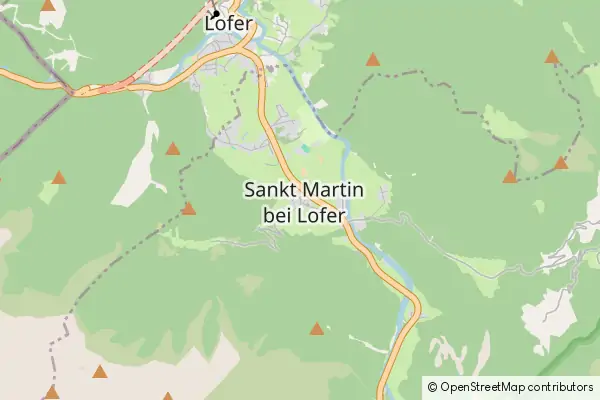 Mapa Sankt Martin bei Lofer