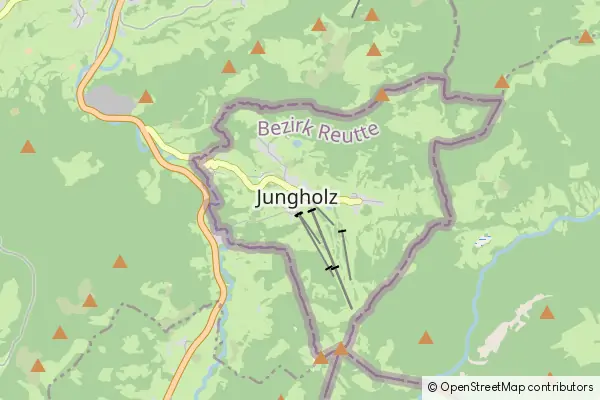 Mapa Jungholz