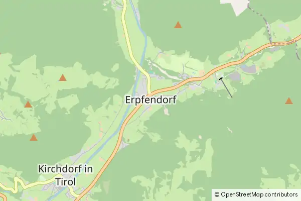 Mapa Erpfendorf