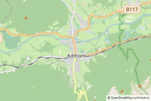 Mapa Admont