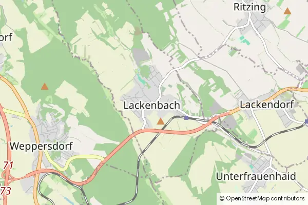 Mapa Lackenbach