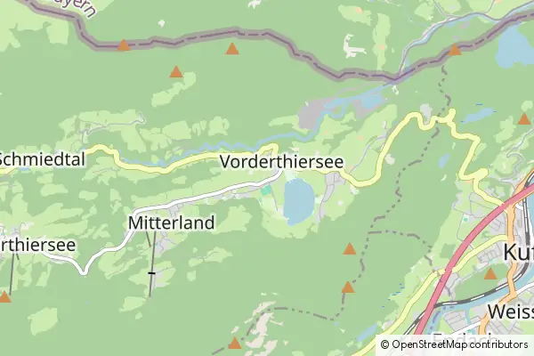 Mapa Thiersee