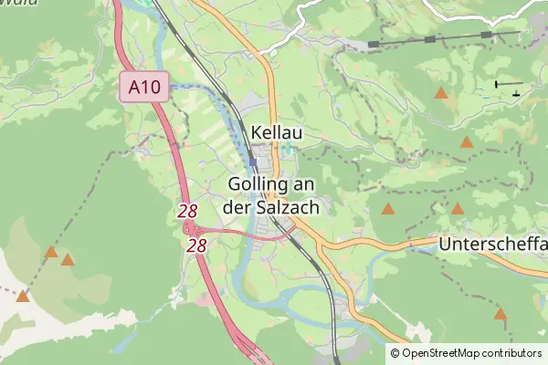 Mapa Golling an der Salzach