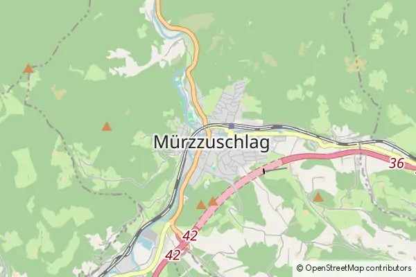 Mapa Mürzzuschlag