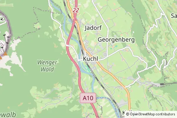 Mapa Kuchl