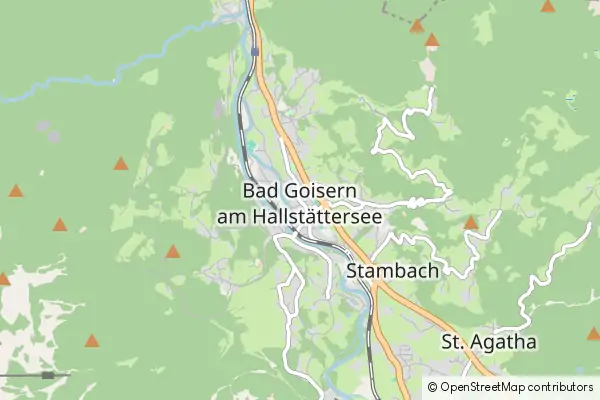 Mapa Bad Goisern am Hallstättersee