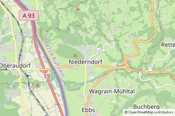 Mapa Niederndorf