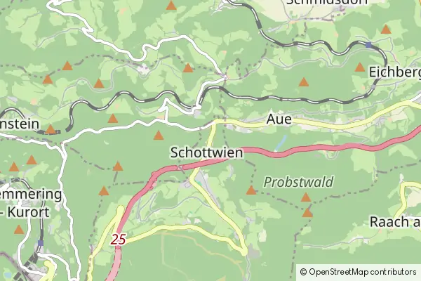 Mapa Schottwien