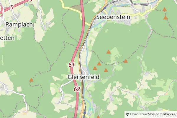 Mapa Seebenstein