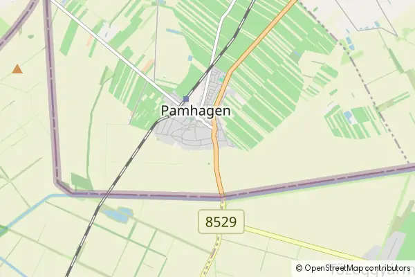 Mapa Pamhagen