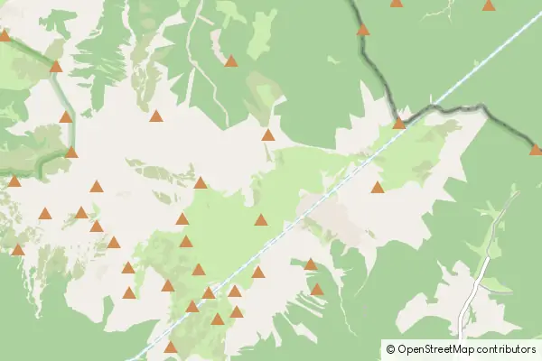 Mapa Altenberg an der Rax