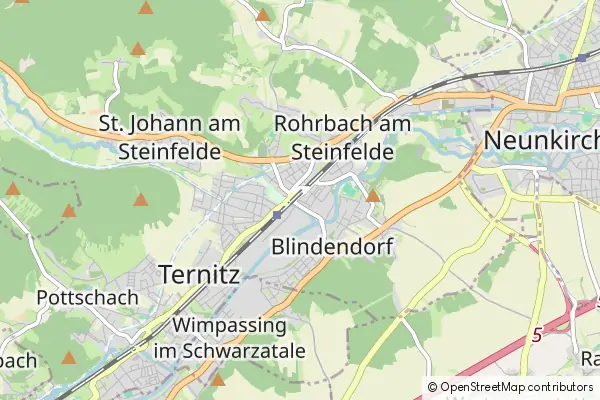 Mapa Ternitz