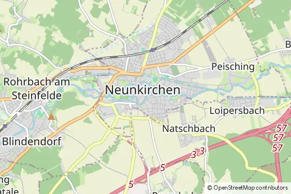 Mapa Neunkirchen