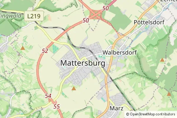 Mapa Mattersburg