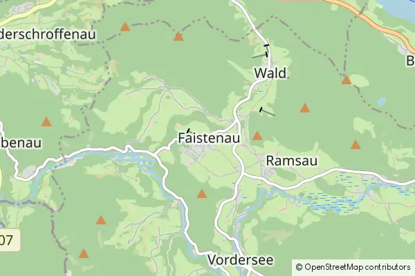 Mapa Faistenau