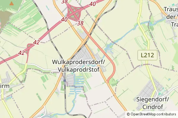 Mapa Wulkaprodersdorf