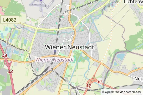 Mapa Wiener Neustadt