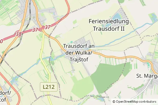 Mapa Trausdorf an der Wulka